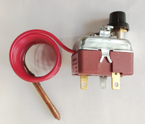 मैनुअल रीसेट केशिका थर्मोस्टेट सेंसर 1500mm 16a 250v