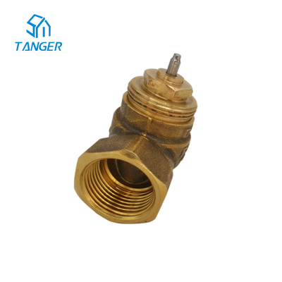 15mm 10mm trv trv वाल्व रेडिएटर PN16 हेक्स नट हाई फ्लो रेट Kvs 4.5&quot;