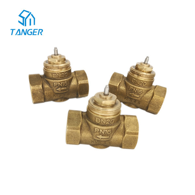 15mm 10mm trv trv वाल्व रेडिएटर PN16 हेक्स नट हाई फ्लो रेट Kvs 4.5&quot;